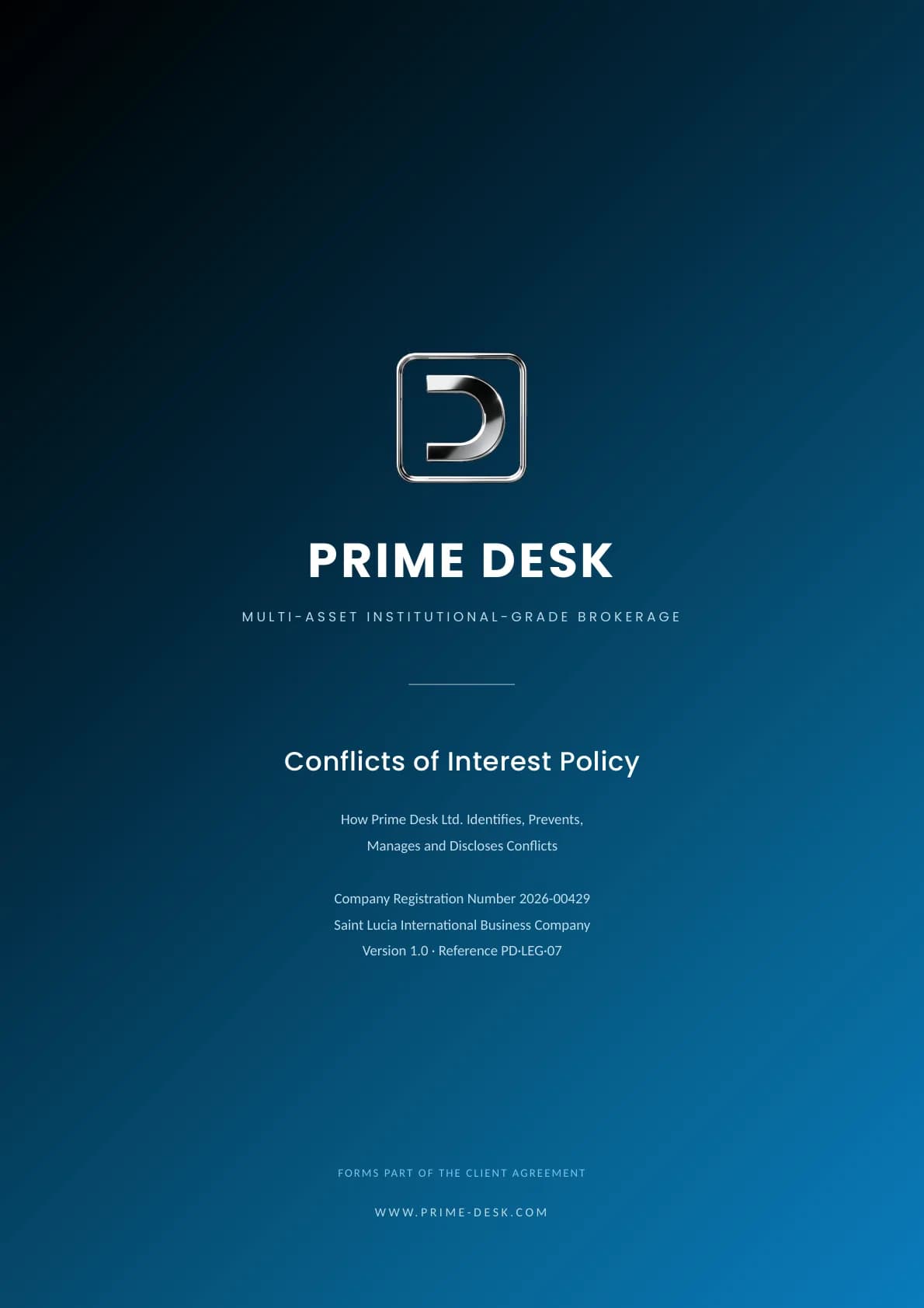 Conflicts of Interest Policy cover